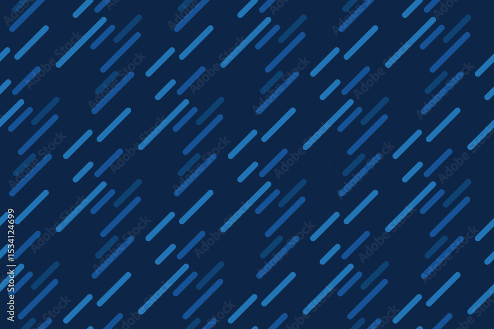 Poster abstract dynamic diagonal lines pattern in shades of blue. perfect for modern backgrounds, website d