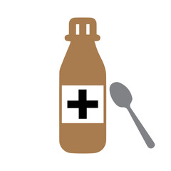 Obraz premium ICON COUGH SYRUP