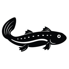 mudskipper vector sihouettr