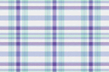 Living room seamless plaid fabric, dye texture pattern tartan. Stitched vector background check textile in white and light colors.