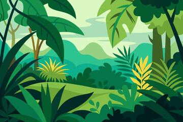 Tropical palm trees silhouette the summer sky, enhancing the exotic island paradise