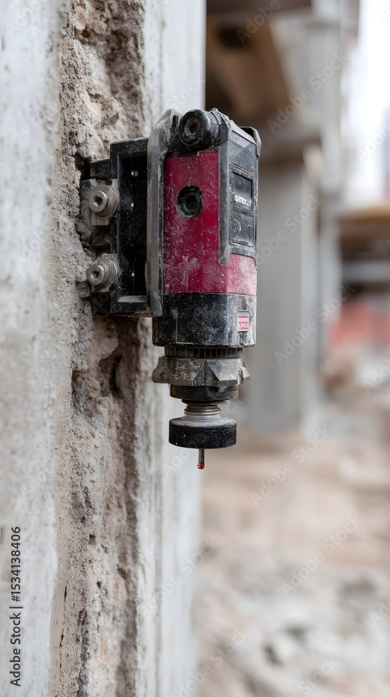 Poster laser guided construction tool for precise joint alignment