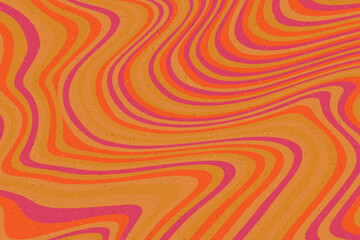 Abstract psychedelic groovy background. Vector.
