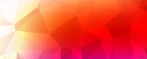 Obraz premium Multicolored yellow, blue, red polygonal kaleidoscope abstract background, cover, consisting of a structure of triangles. Texture, Background in mosaic style and origami.