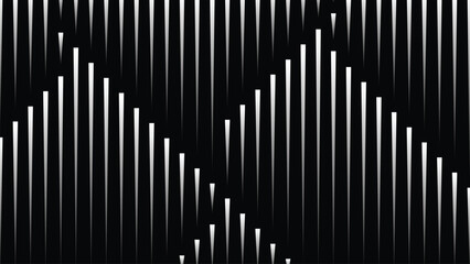 abstract diagonal lines design background black and white Modernist texture business industrial pattern illusion EPS 10