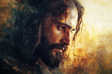 Jesus Christ in contemporary style.
