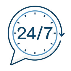 Customer Service and Support - Outline Icon Collection. Thin Line Set contains such Icons as Online Help, Helpdesk, Quick Response, Feedback and more. Simple web icons set. 