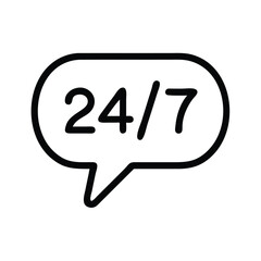 Customer Service and Support - Outline Icon Collection. Thin Line Set contains such Icons as Online Help, Helpdesk, Quick Response, Feedback and more. Simple web icons set. 
