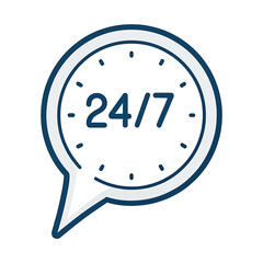Customer Service and Support - Outline Icon Collection. Thin Line Set contains such Icons as Online Help, Helpdesk, Quick Response, Feedback and more. Simple web icons set. 