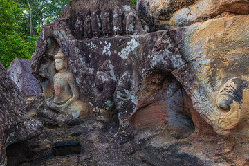 Phu Phra Bat historical park, World Heritage in Udon Thani province, Thailand.