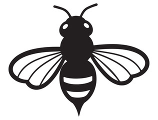HONEY BEE SILHOUETTE 