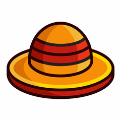 Minimalist Hat Vector Illustration