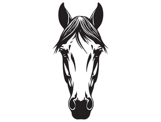 HORSE HEAD SILHOUETTE 