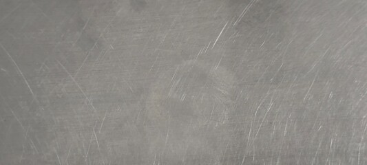 The table surface is made of stainless steel. Stainless steel texture.
