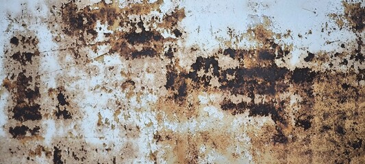 Worn rusty metal texture background. Background and texture of iron rust on old metal.