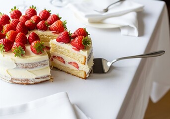 torta di fragole