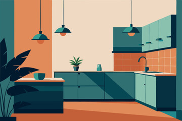 modern bathroom interior