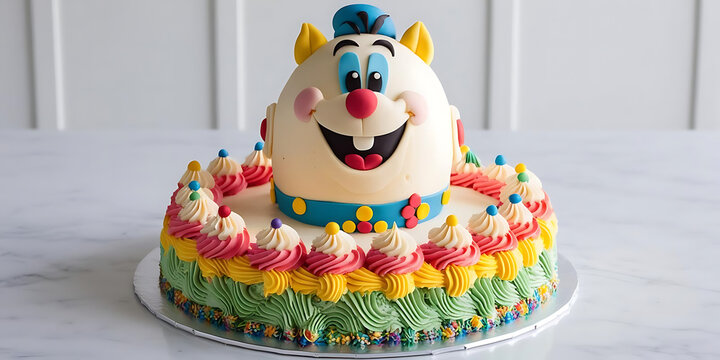 Whimsical Humpty Dumpty Cake