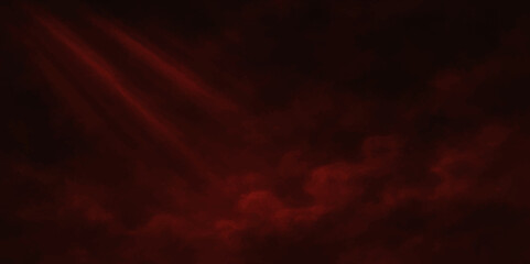 Abstract Red Spotlight with Smoke Fog – Sci-Fi Dramatic Scene.