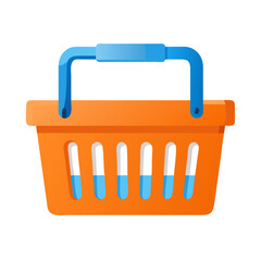 vector shopping basket icon