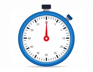 Blue Stopwatch Graphic Design