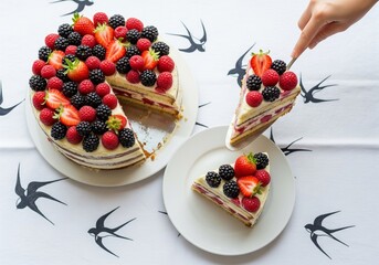 torta di fragole