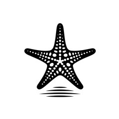 Fototapeta premium Starfish Silhouette