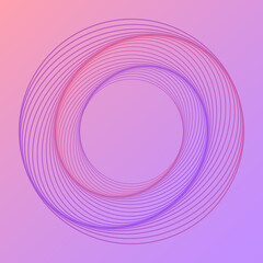 geometric line optical modern art idea design