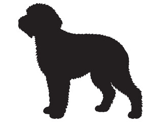 LABRADOODLE DOG SILHOUETTE