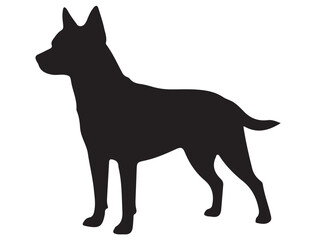 LANCASHIRE HEELER DOG SILHOUETTE