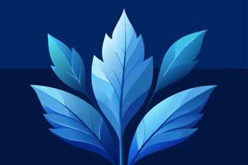 blue lotus leaf