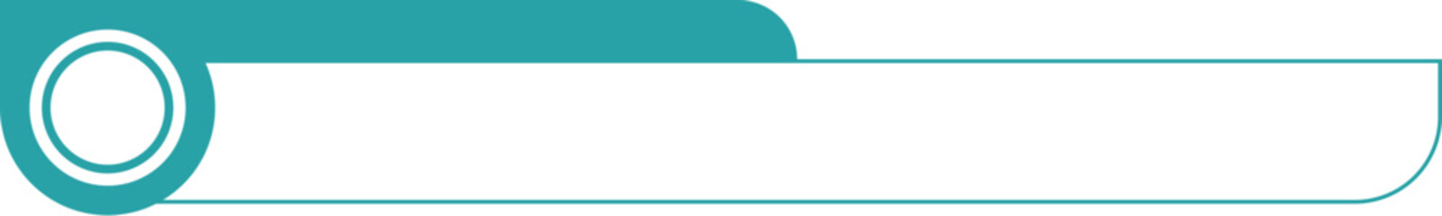 Fototapeta premium blue text box for any text