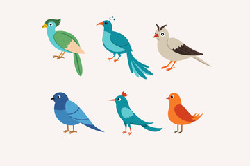 set of birds