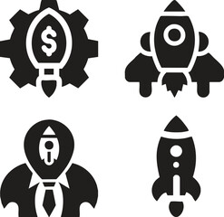 Startup Business Icon Set