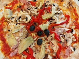 Pizza de vegetales 