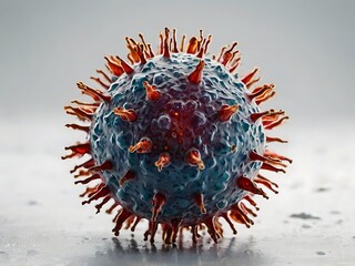 Fototapeta premium Corona virus isolated on white background