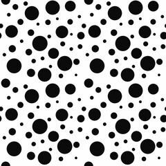 black and white seamless pattern