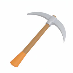 3D Model of a Pickaxe  A Detailed Digital Render of a Mining Tool