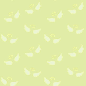 seamless pattern with ngel wing