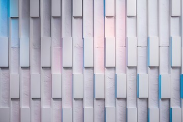 Abstract 3D Geometric Background in Purple and Blue Tones