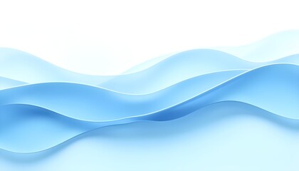 Obraz premium Blue Wave Abstract Backgrounds
