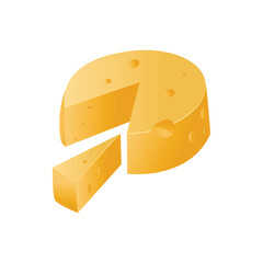 cheese icon, white background vector