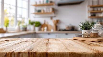 Rustic Kitchen Tabletop: Warm, Bright, and Serene