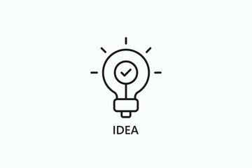 Idea Icon Or Logo Isolated Illustration