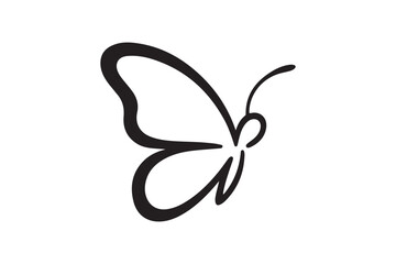 silhouette of the letter 