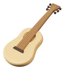 Fototapeta premium acoustic guitar vector illustration