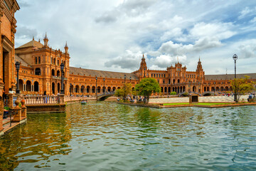 Sevilla, Spain, Plaza de Espana