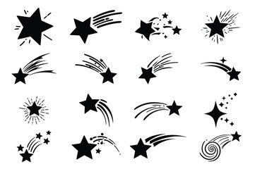 Shooting Star Silhouette Bundle