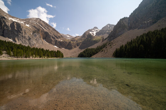 Lago de alta monta&ntilde;a, la basa de la mora o ib&oacute;n de plan