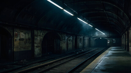 Fototapeta premium old train station